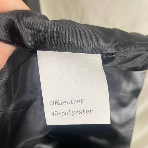 NWT Coofandy Faux Leather Men's Vest Size XXL - Picture 6 of 7